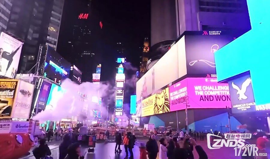 360全景视频:纽约时代广场夜景_VR视频下载