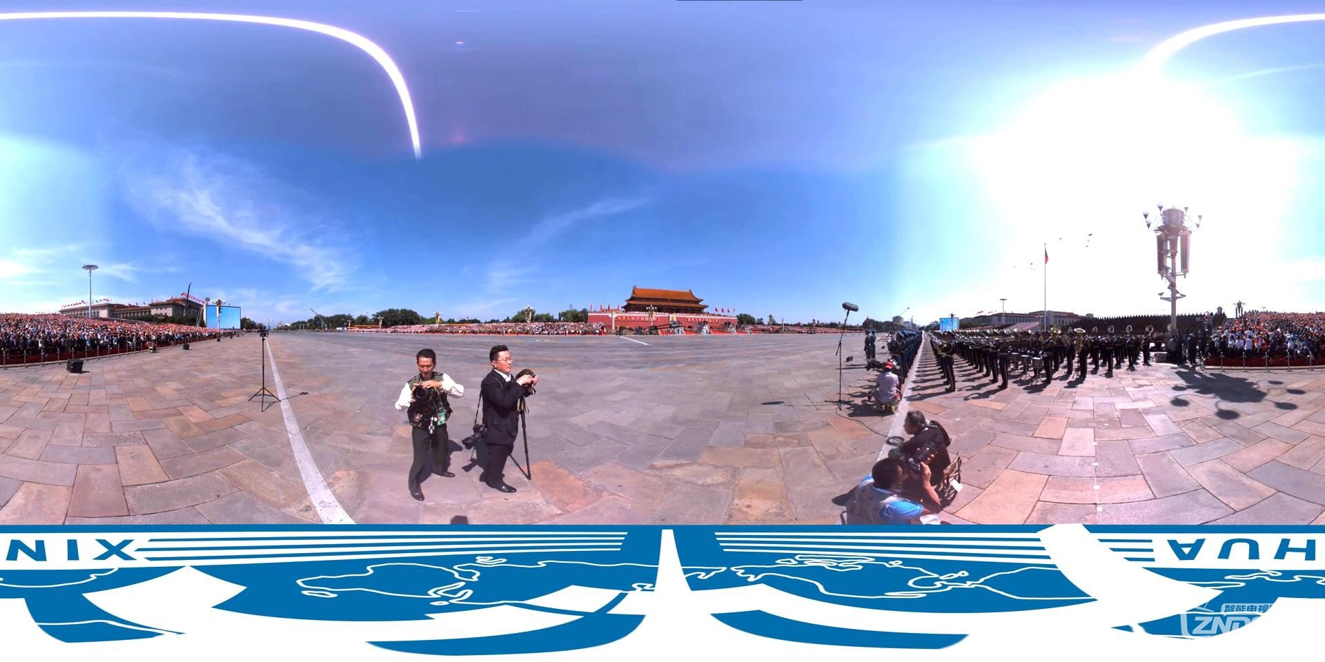 【360度VR全景视频】70周年阅兵拍摄纪录_V
