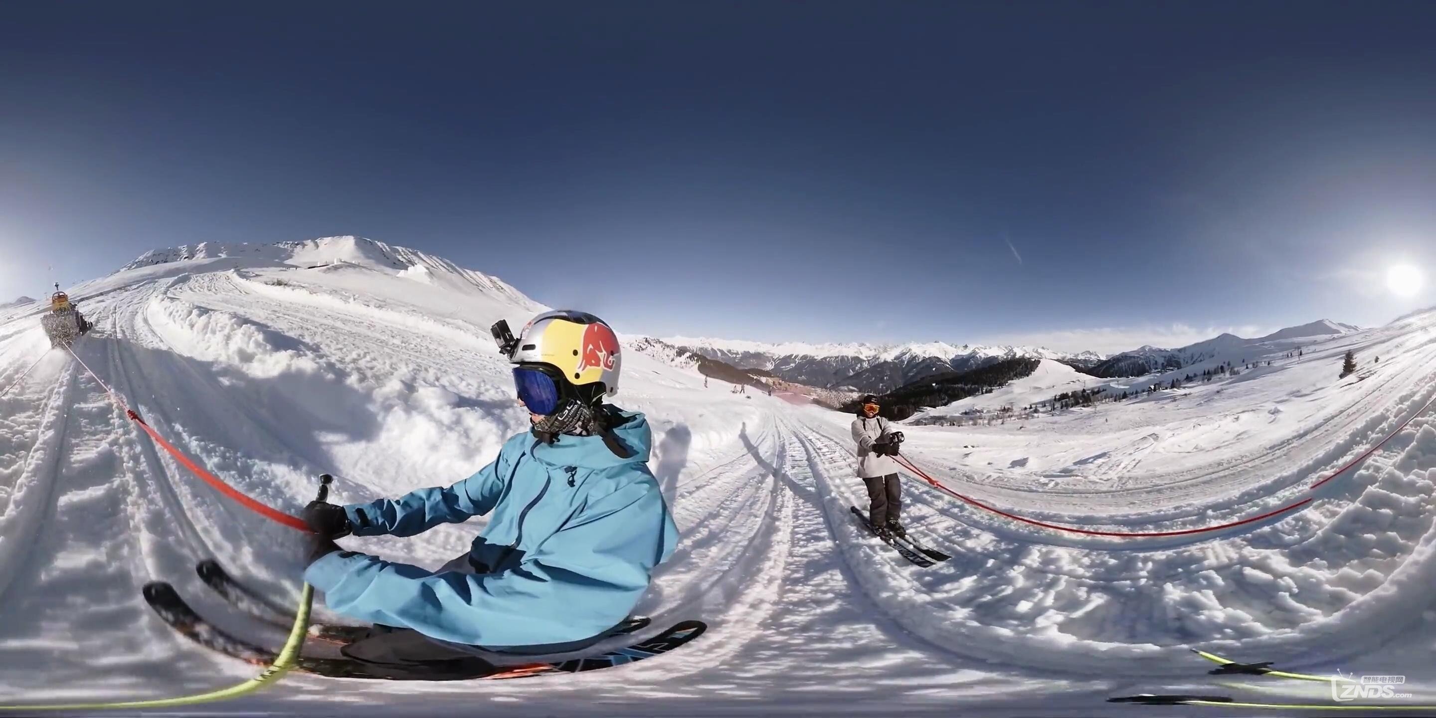 【360度VR全景视频】阿尔卑斯山滑雪_VR视频