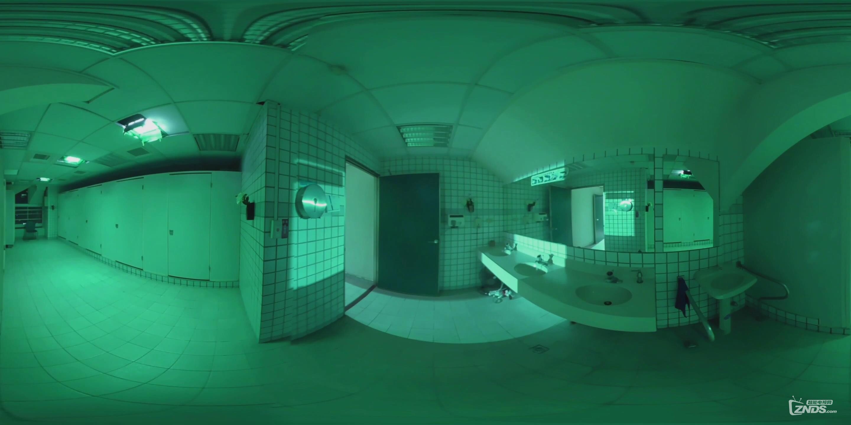 360度vr全景视频校园恐怖女生厕所