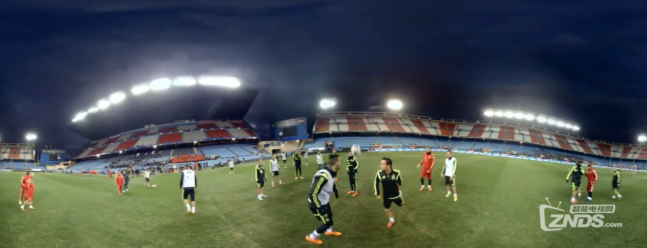 VR全景视频:西班牙足球比赛大战一触即发