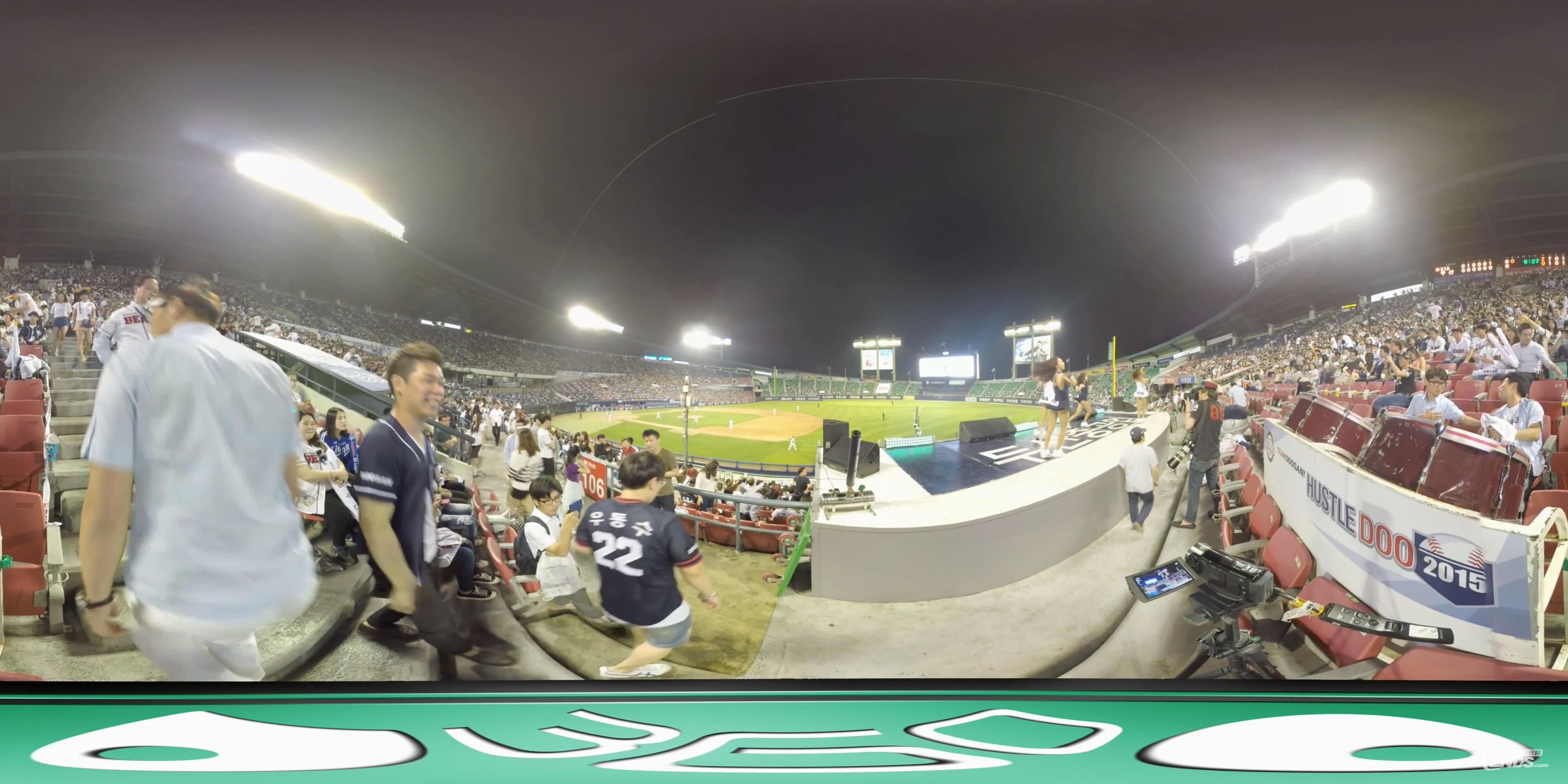 【360度VR全景视频】斗山和起亚的棒球比赛