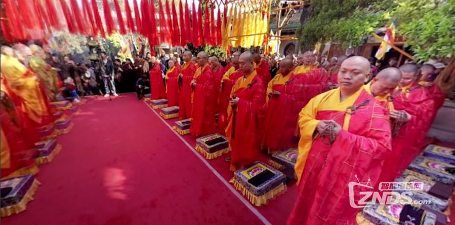 VR全景大典:2016盘龙寺传法视频视频蔡婧图片