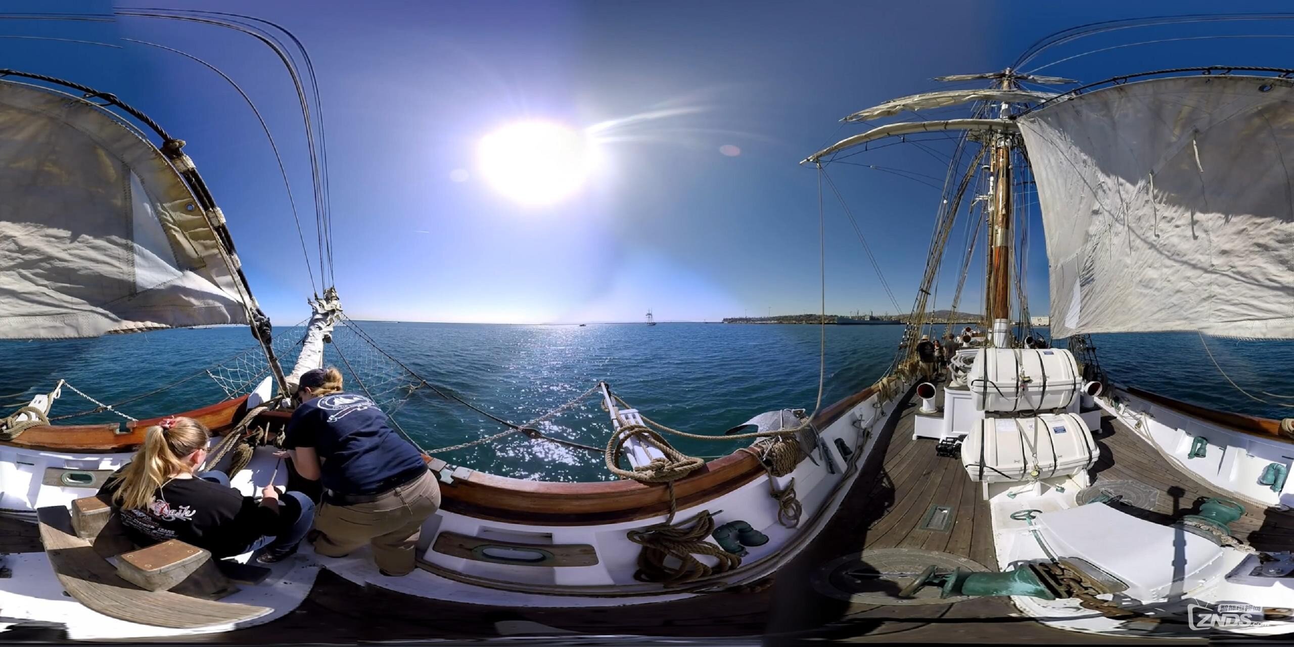 【360度VR全景视频】海上航行_VR资源下载