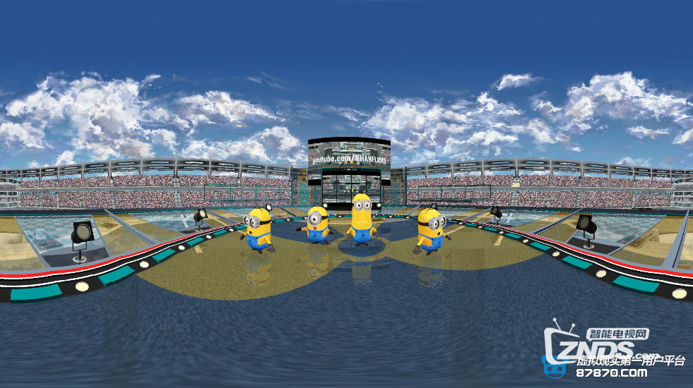 360度VR全景视频】超萌小黄人洗脑香蕉歌_V