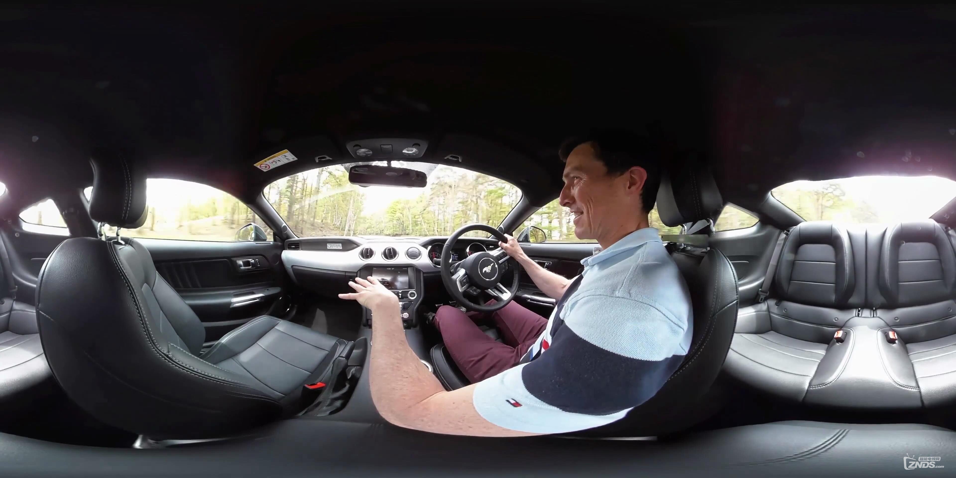 【360度VR全景视频】福特野马V8回顾360度镜