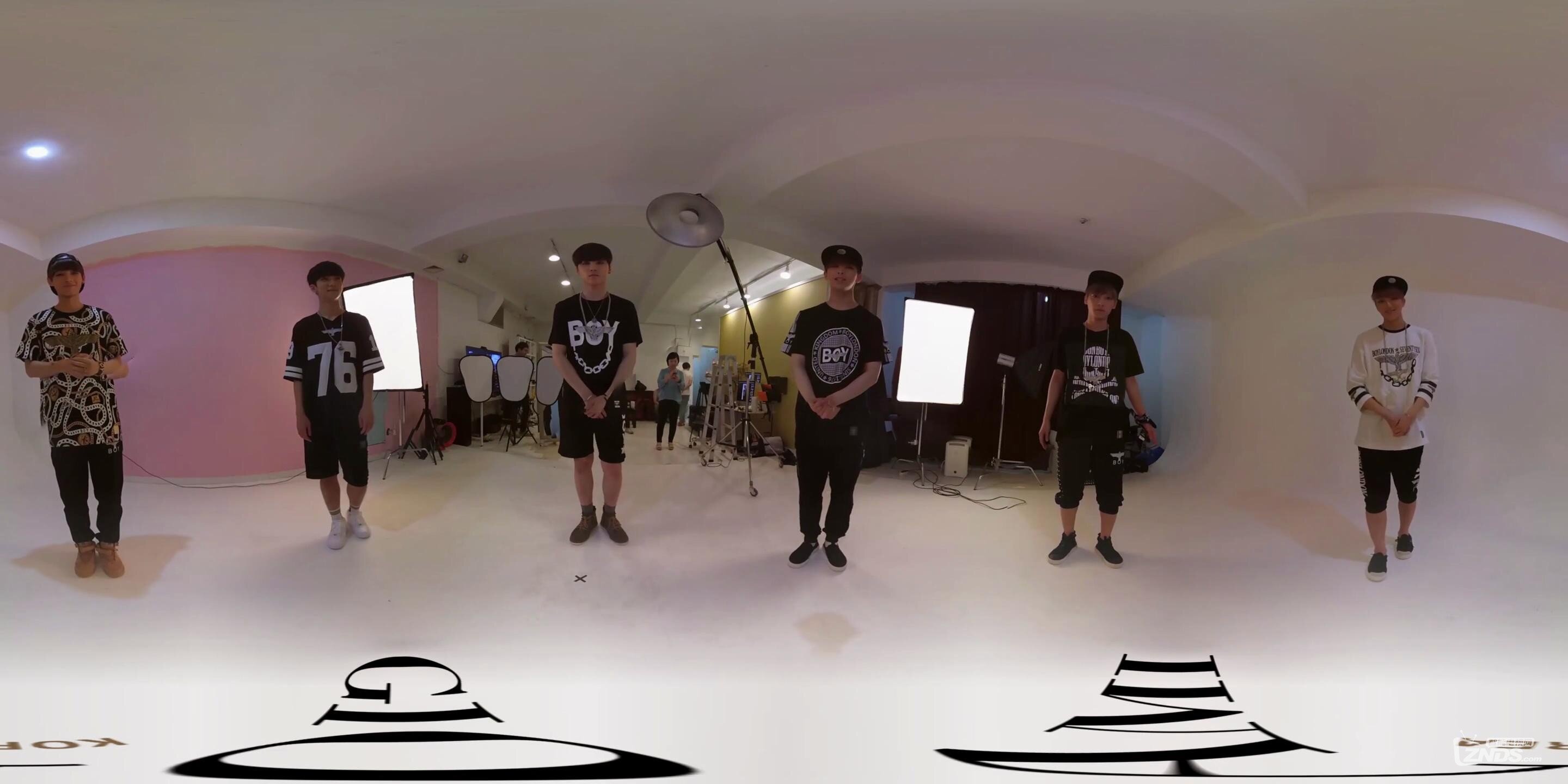 【360度VR全景视频】韩国男团Snupper耍帅自