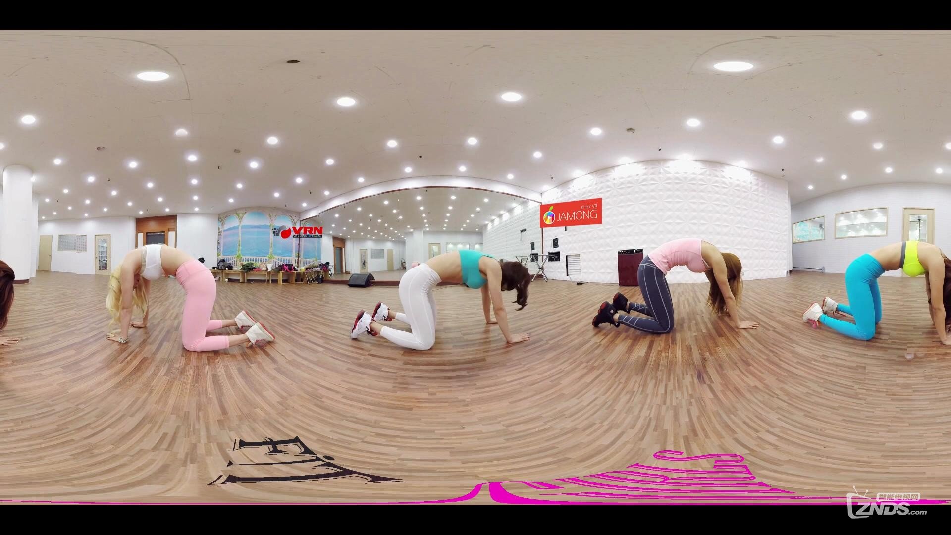 【VR360°全景】[4K]韩国女孩健身舞蹈[2160