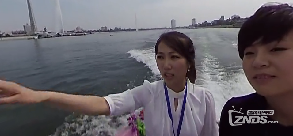 全景视频: 走进朝鲜 气质美女导游 陪你同游大同