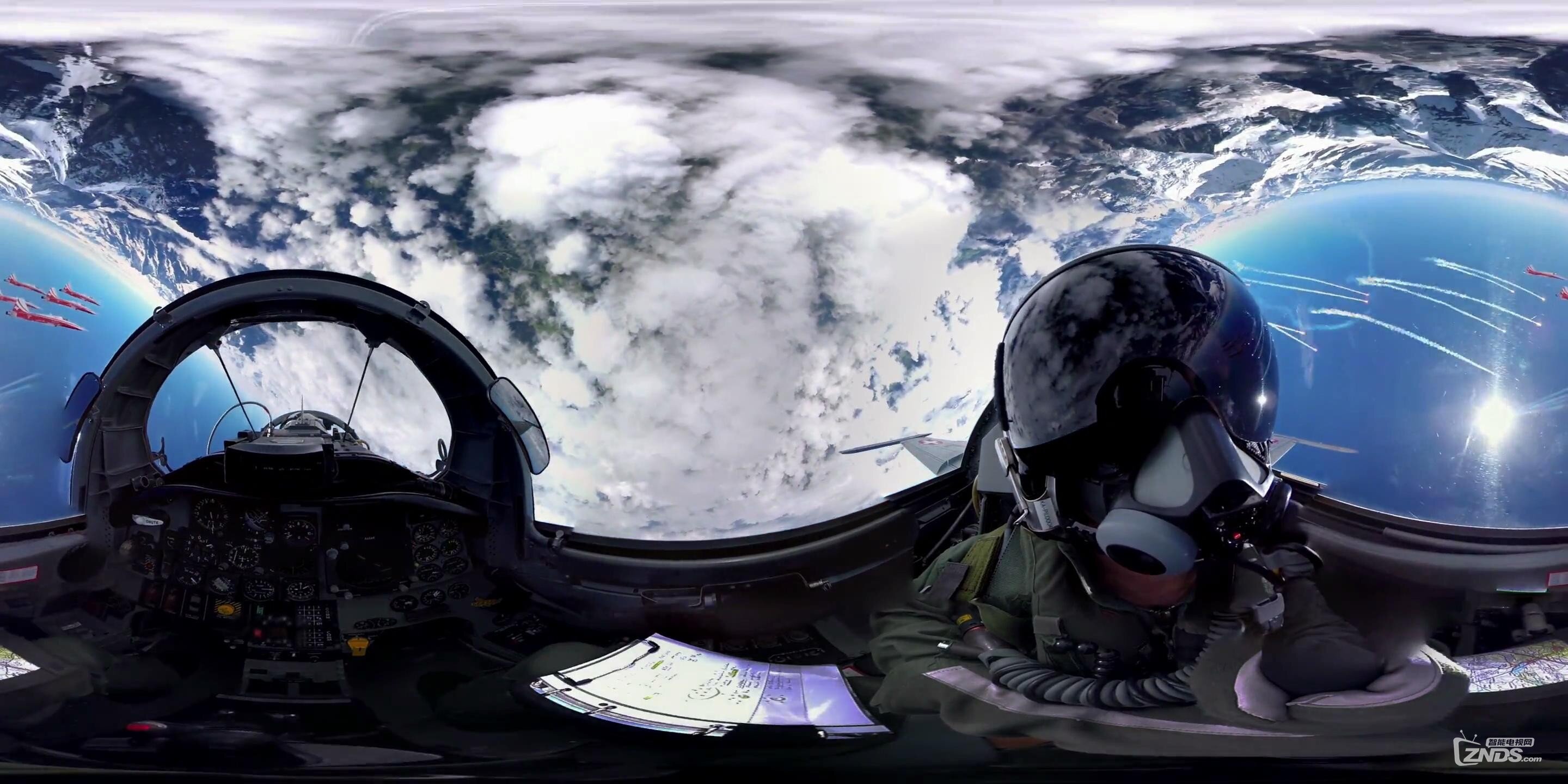 全景视频:真实战斗机驾驶 主驾驶视角_VR资源