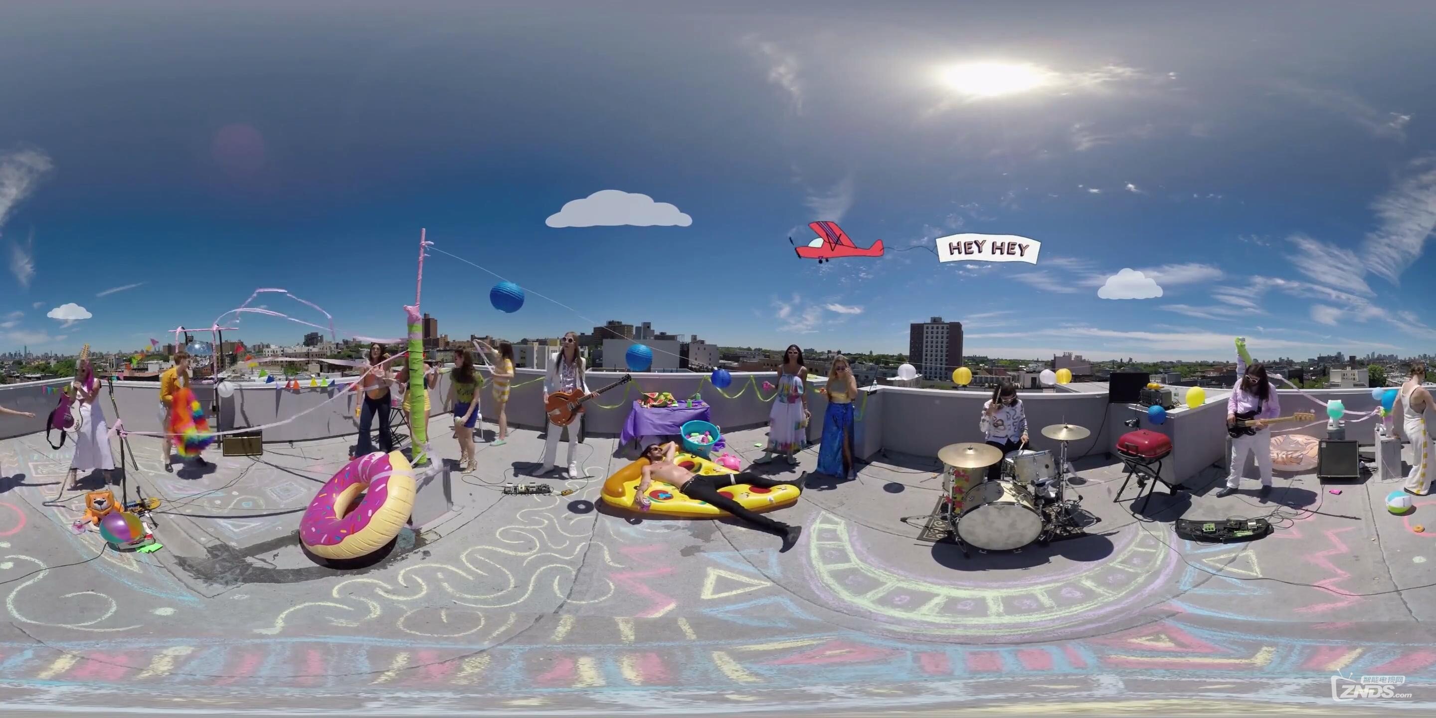 全景视频:大家天台见!楼顶派对_音乐伴随_VR