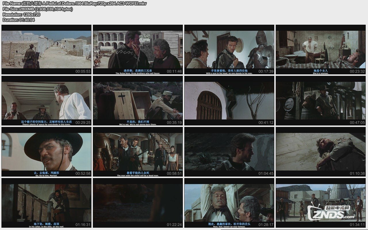 经典合集-【镖客三部曲】720P 中英字幕_影音爱好者_ZNDS