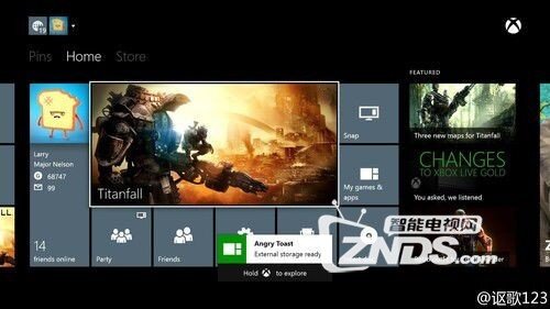 可外置16TB 微软Xbox ONE六月份更新