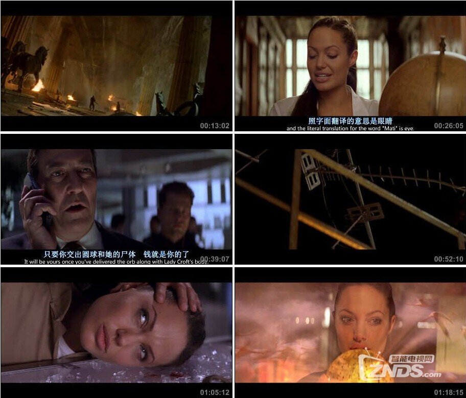安吉丽娜朱莉动作冒险片《古墓丽影2》BD中英双字
