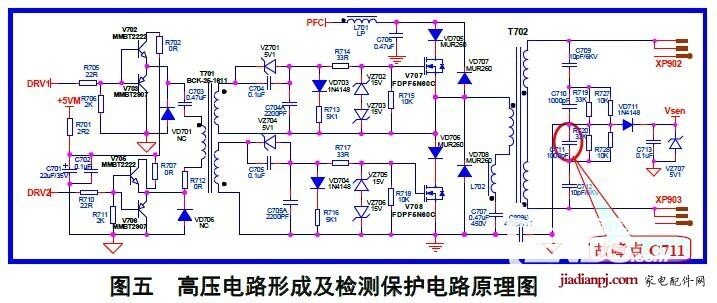 海信液晶TLM32H78不定时背光保护解决方案