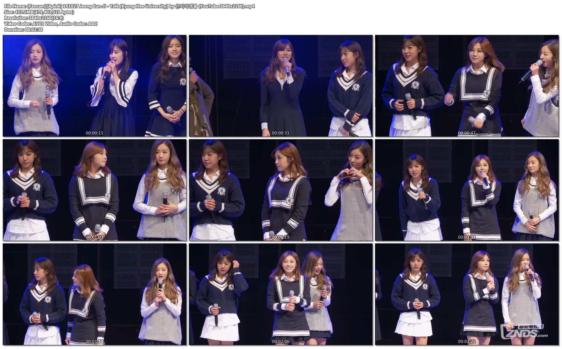 (Fancam)[Apink] 141027 Jeong Eun-Ji - Talk [Kyung Hee University] by __________ .jpg