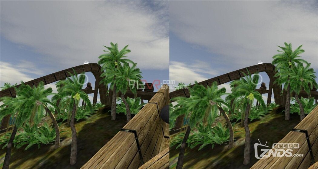 【ZNDS-VR游戏】《海盗射击船》过山车游玩中进行射击游戏