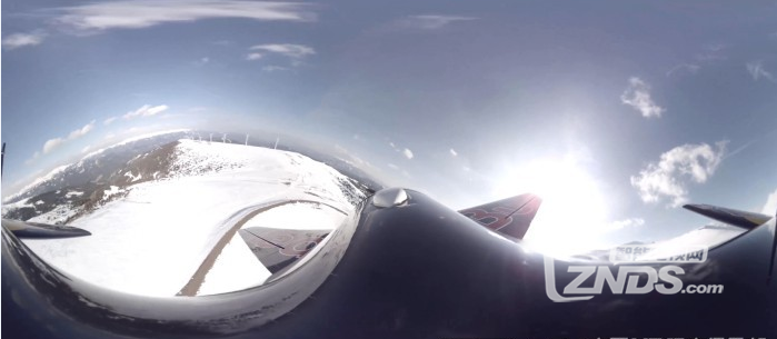 【360全景视频】飞越风力发电机