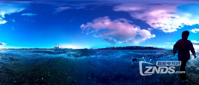 【360全景视频】清晨海滩漫步