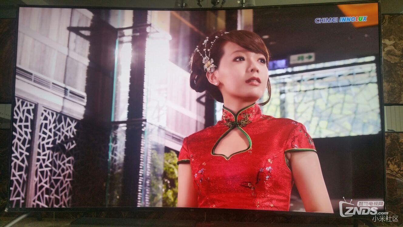 65寸曲面电视小米电视3s开箱评测