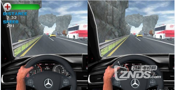 【ZNDS VR游戏】《疯狂赛车VR》在高速公路上狂飙
