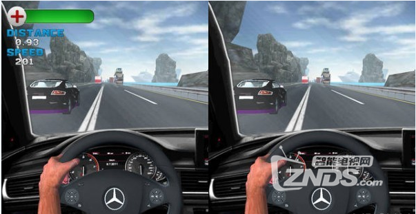 【ZNDS VR游戏】《疯狂赛车VR》在高速公路上狂飙