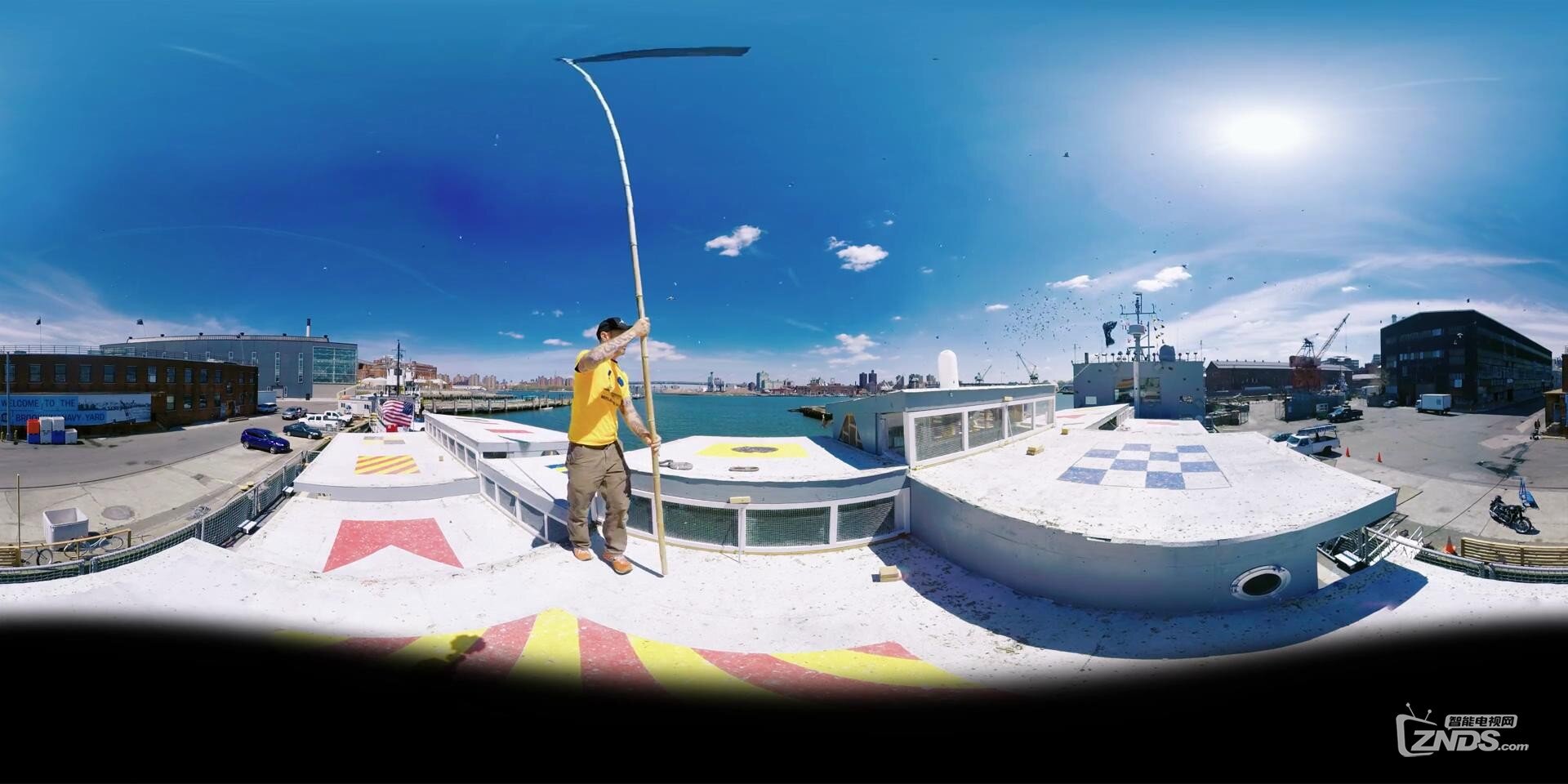 【360全景视频】千只和平鸽漫天纷飞，蔚为奇观