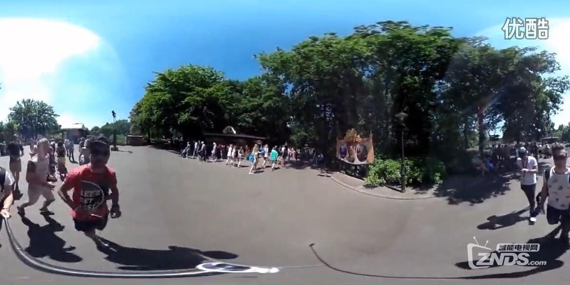 【360全景视频】盛夏游乐场的360度全景视频
