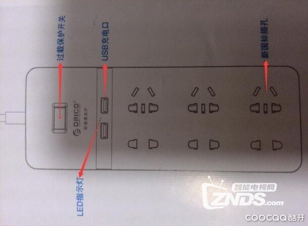 良心产品——ORICO FPC-6A2U智能USB插线板评测