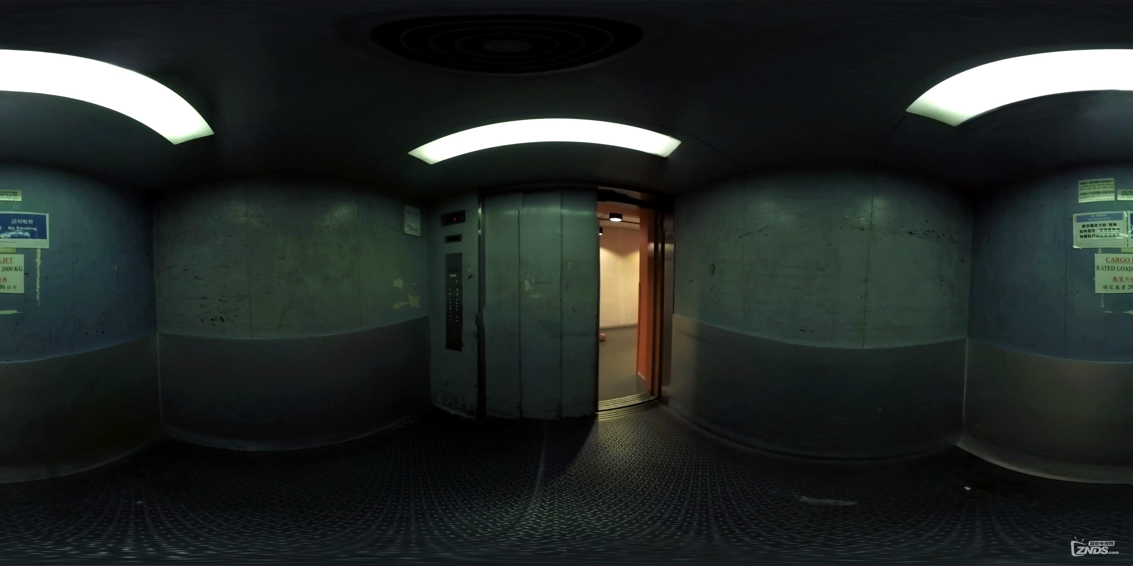 360度vr全景视频恐怖电梯时辰到短剧全景预告