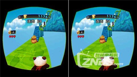 【ZNDS-VR游戏】酷跑熊猫VR 给你带来不一样的跑酷游戏体验