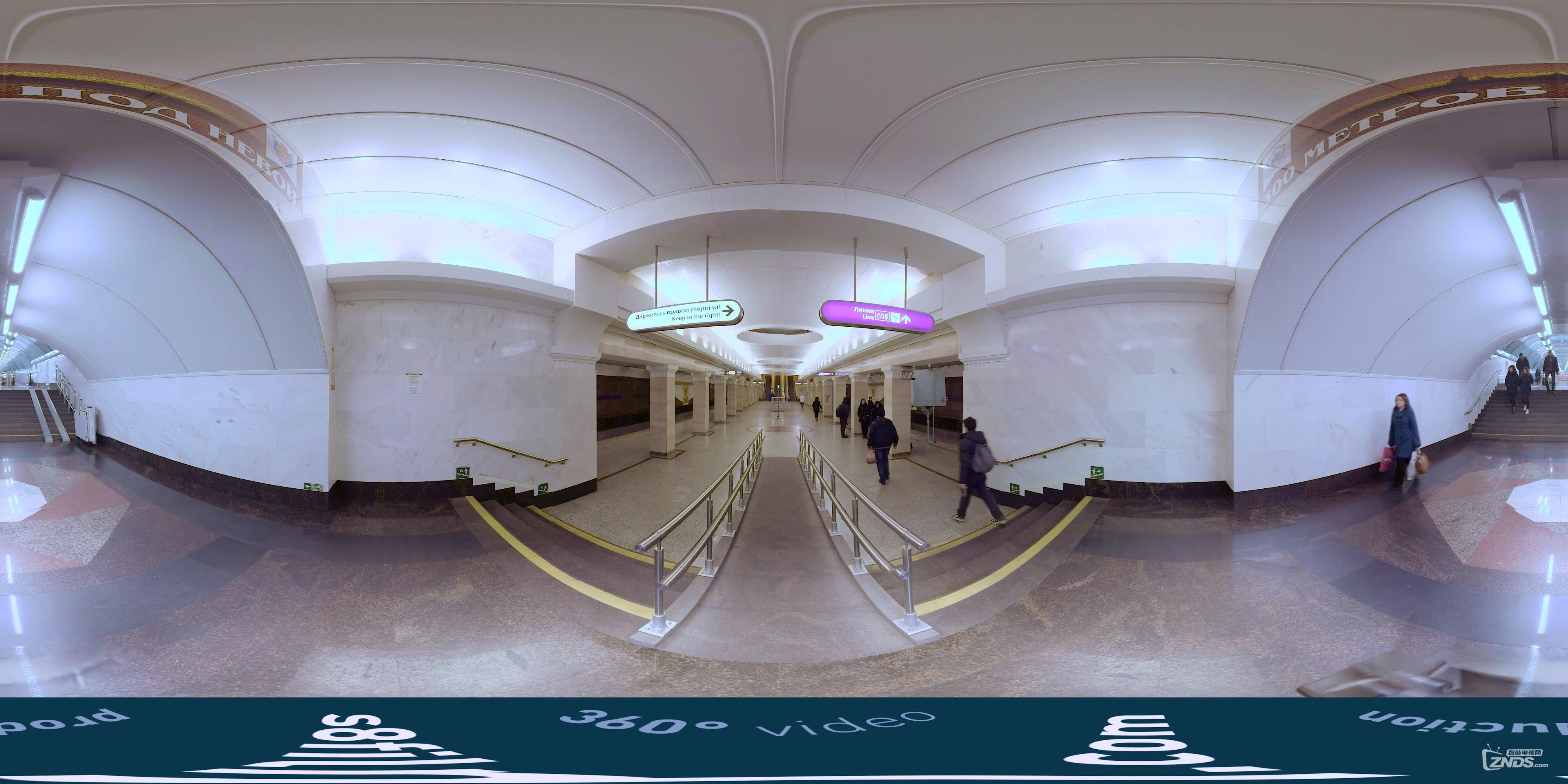 【360度vr全景视频】圣匹兹堡地铁 世界上最深的地铁 