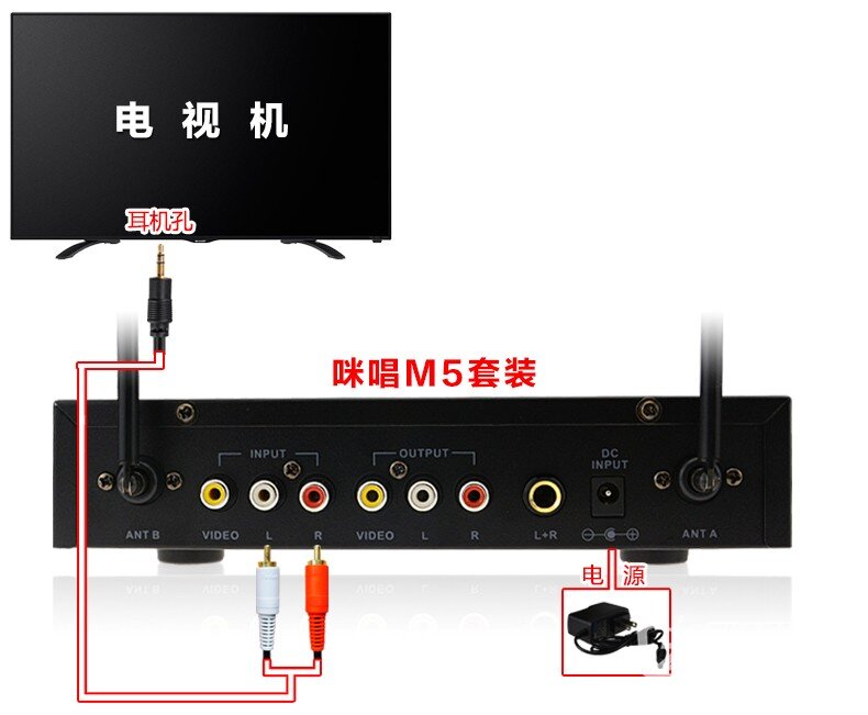 夏普 LCD-50V3A网络智能电视接麦克风k歌