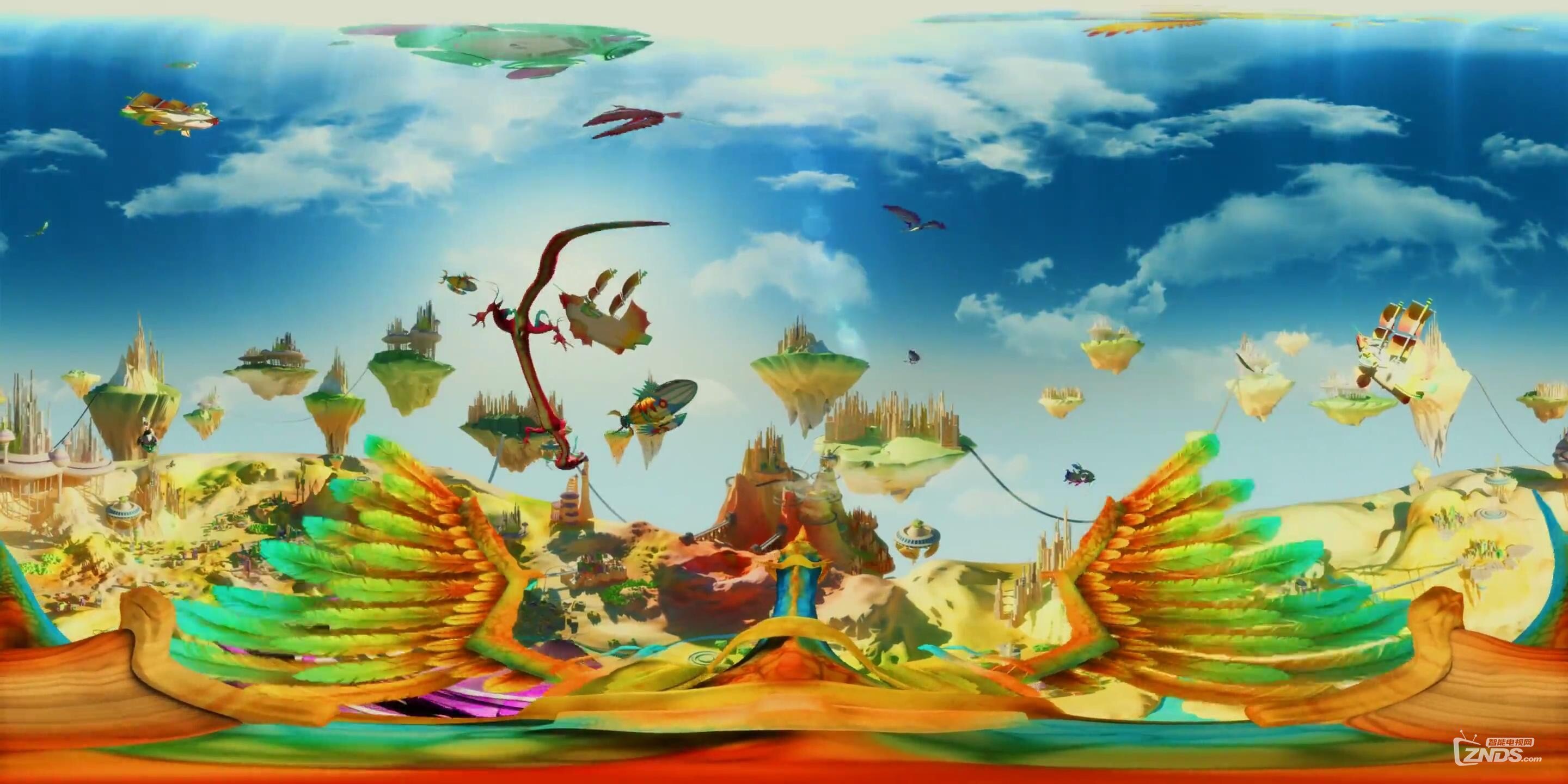 【360度vr全景视频】超越天空:进入奇幻世界