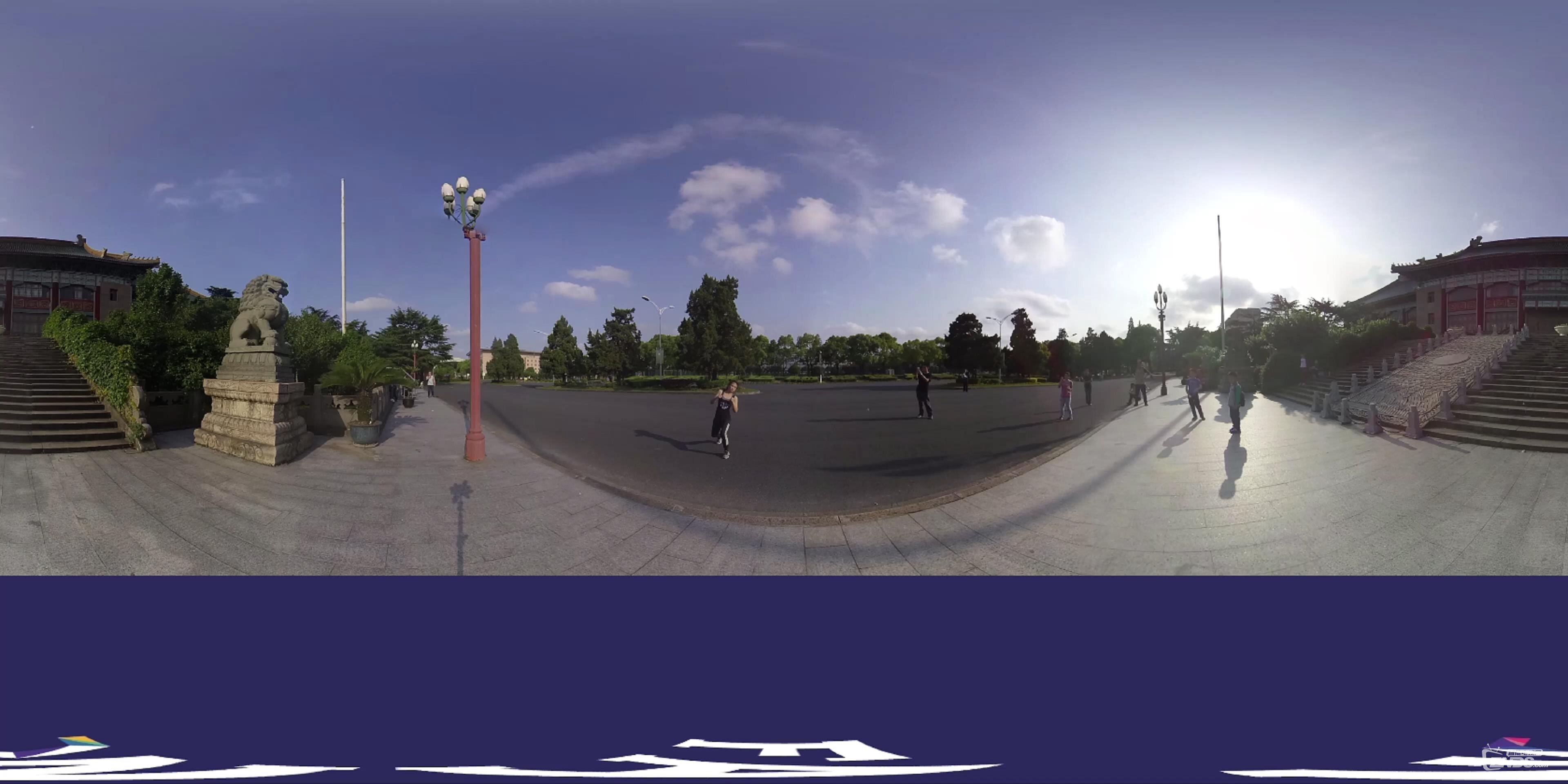 【360度VR全景视频】空手道冠军表演防狼术