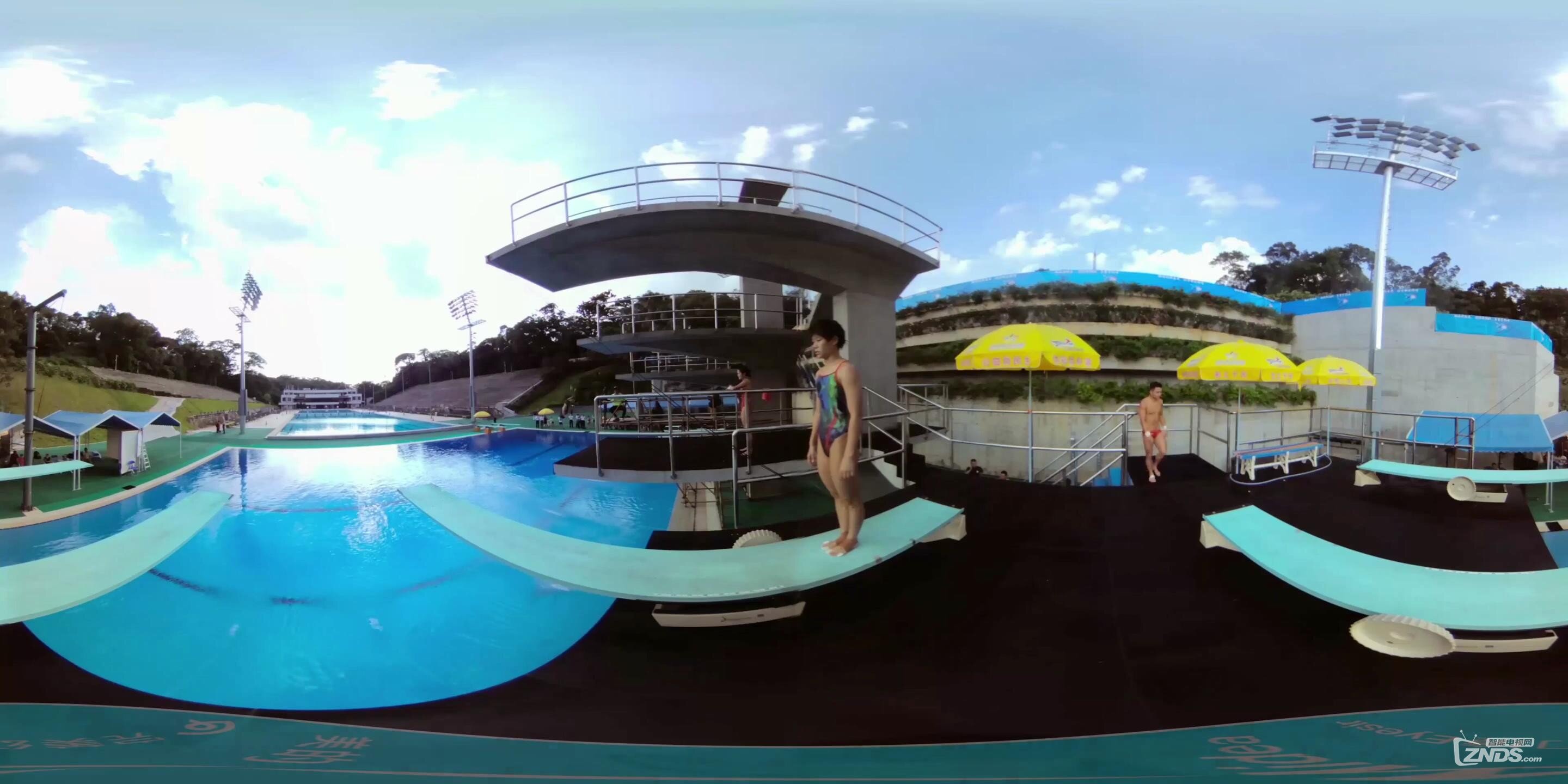 【360度VR全景视频】看跳水梦之队出征前密训