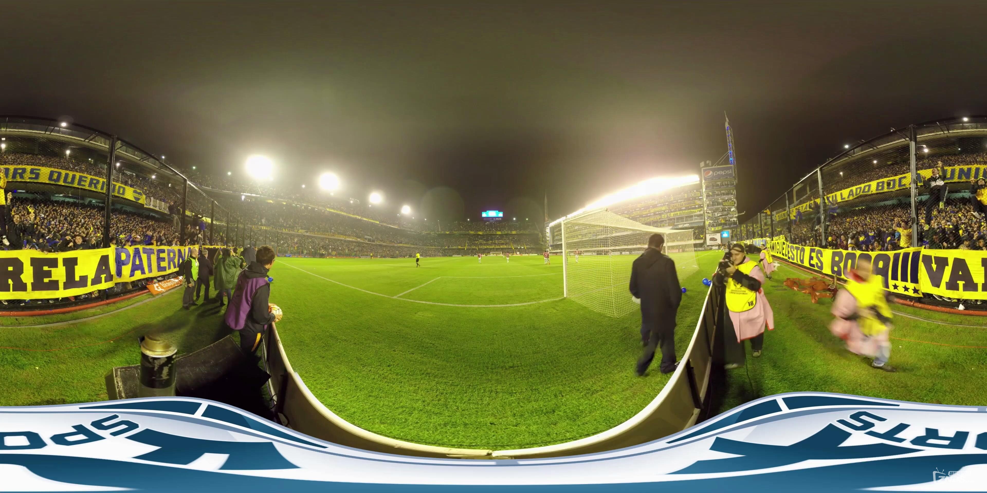 【VR360°全景】4K博卡青年俱乐部足球队赛程片段1 [2160P/MP4/68MB]