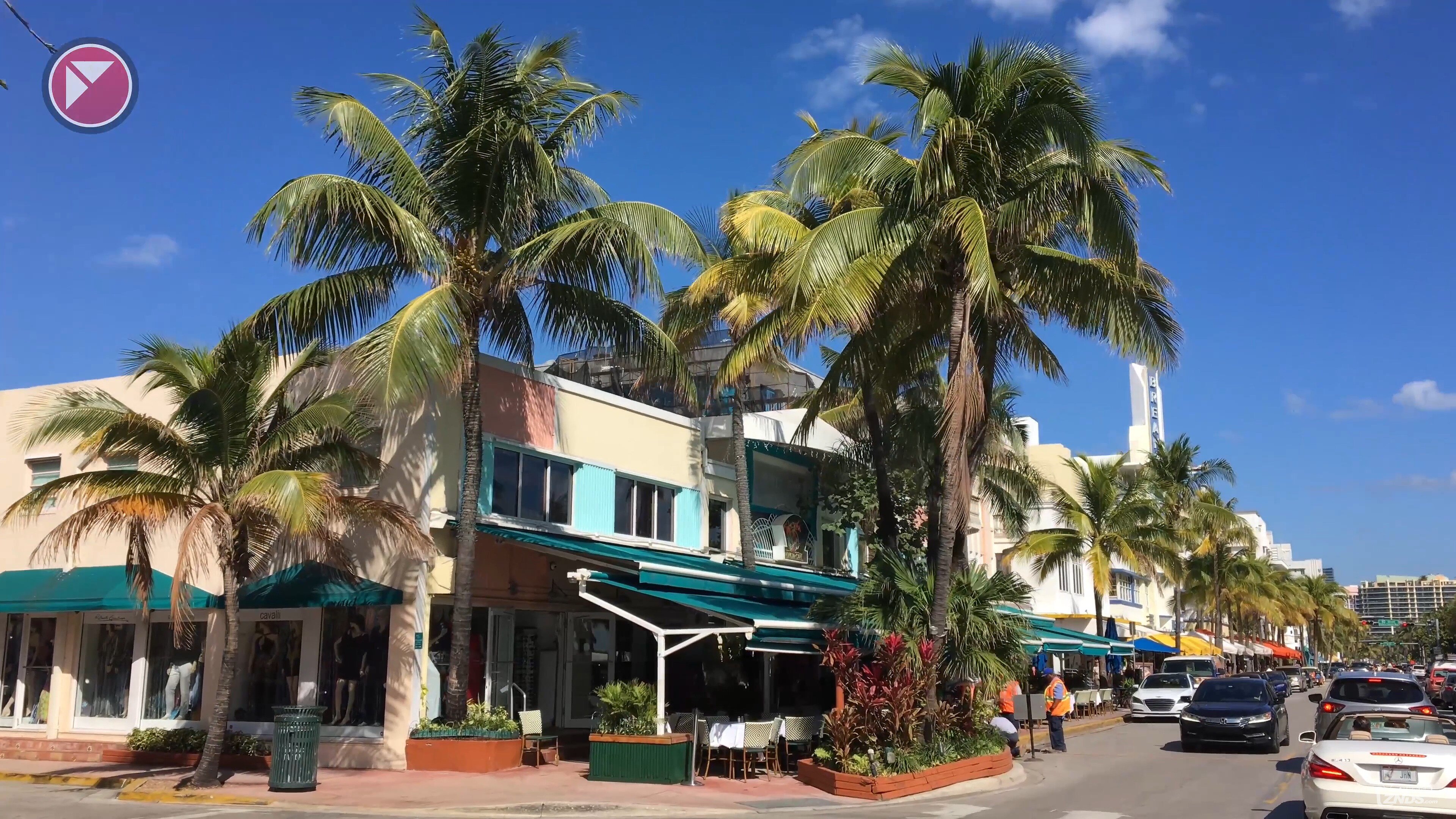 4k高清短片佛罗里达州迈阿密海滩20162160pmp4188gb