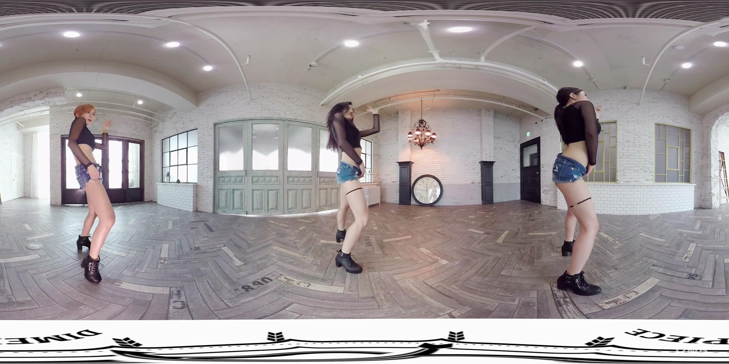 【360度VR全景视频】韩国性感美女热舞-hello