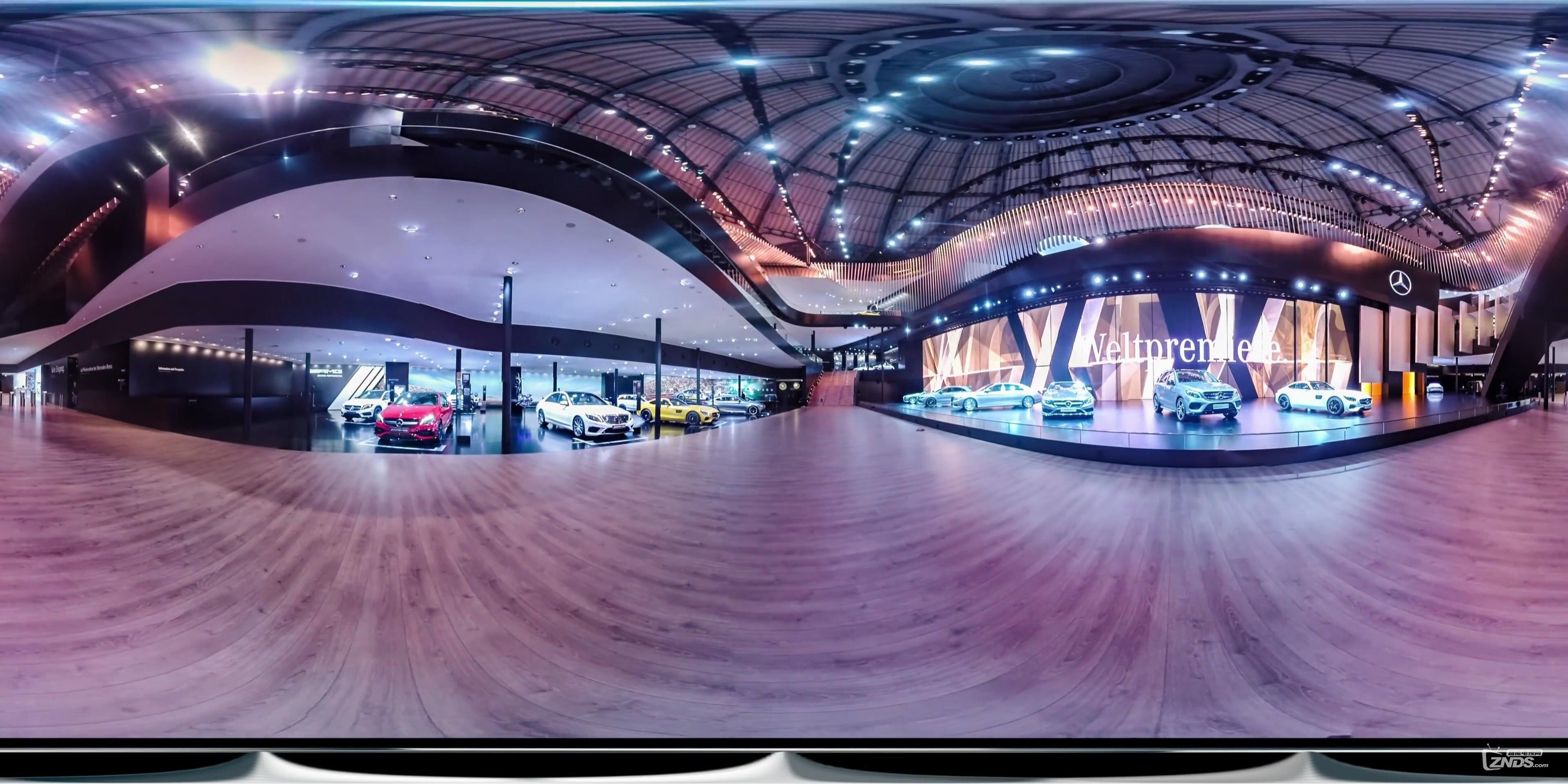 360度vr全景视频梅赛德斯奔驰展会视频