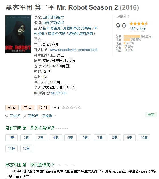 黑客军团 第二季 Mr. Robot .S02E09（2016）