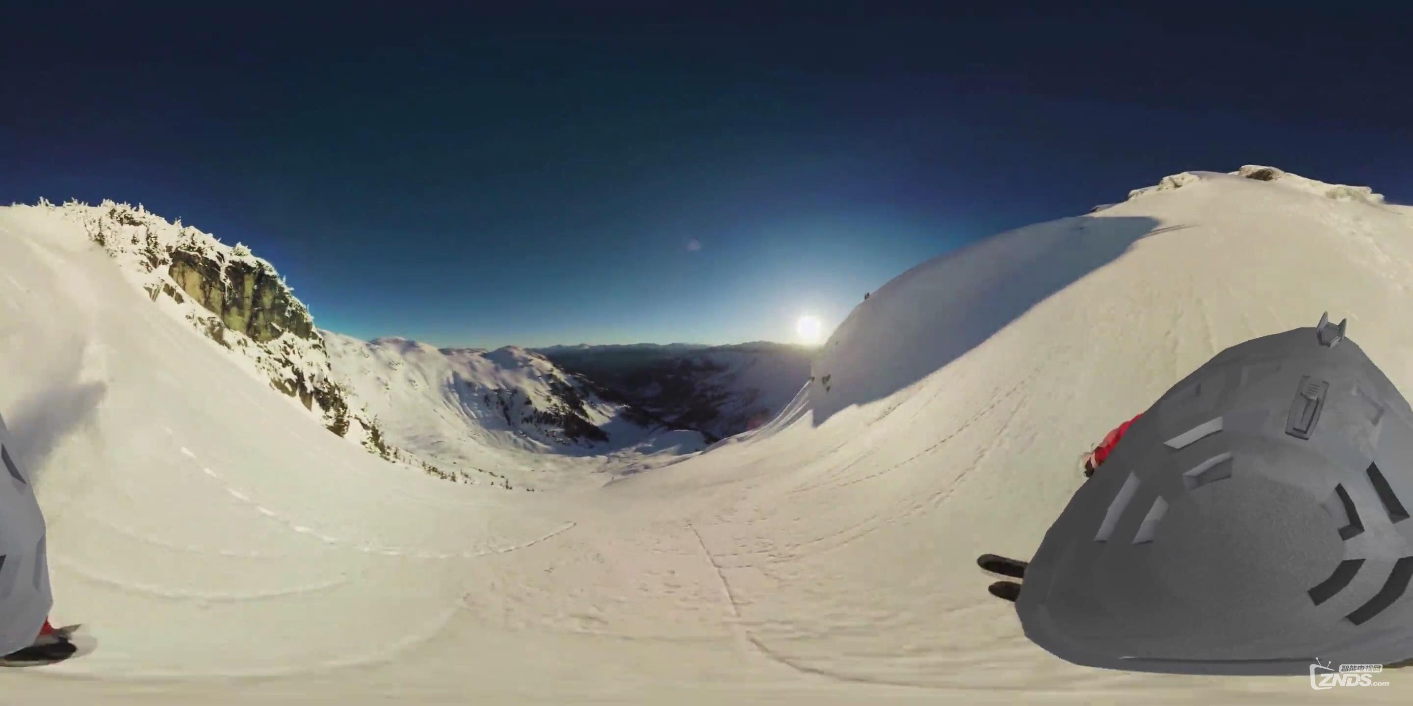 【360度vr全景视频】滑雪跳