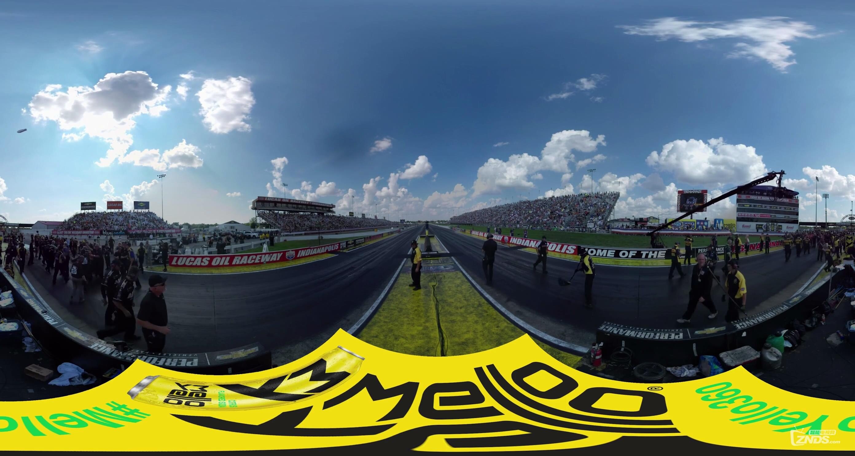 【360度vr全景视频】快来看世界最疯狂的直线加速赛!