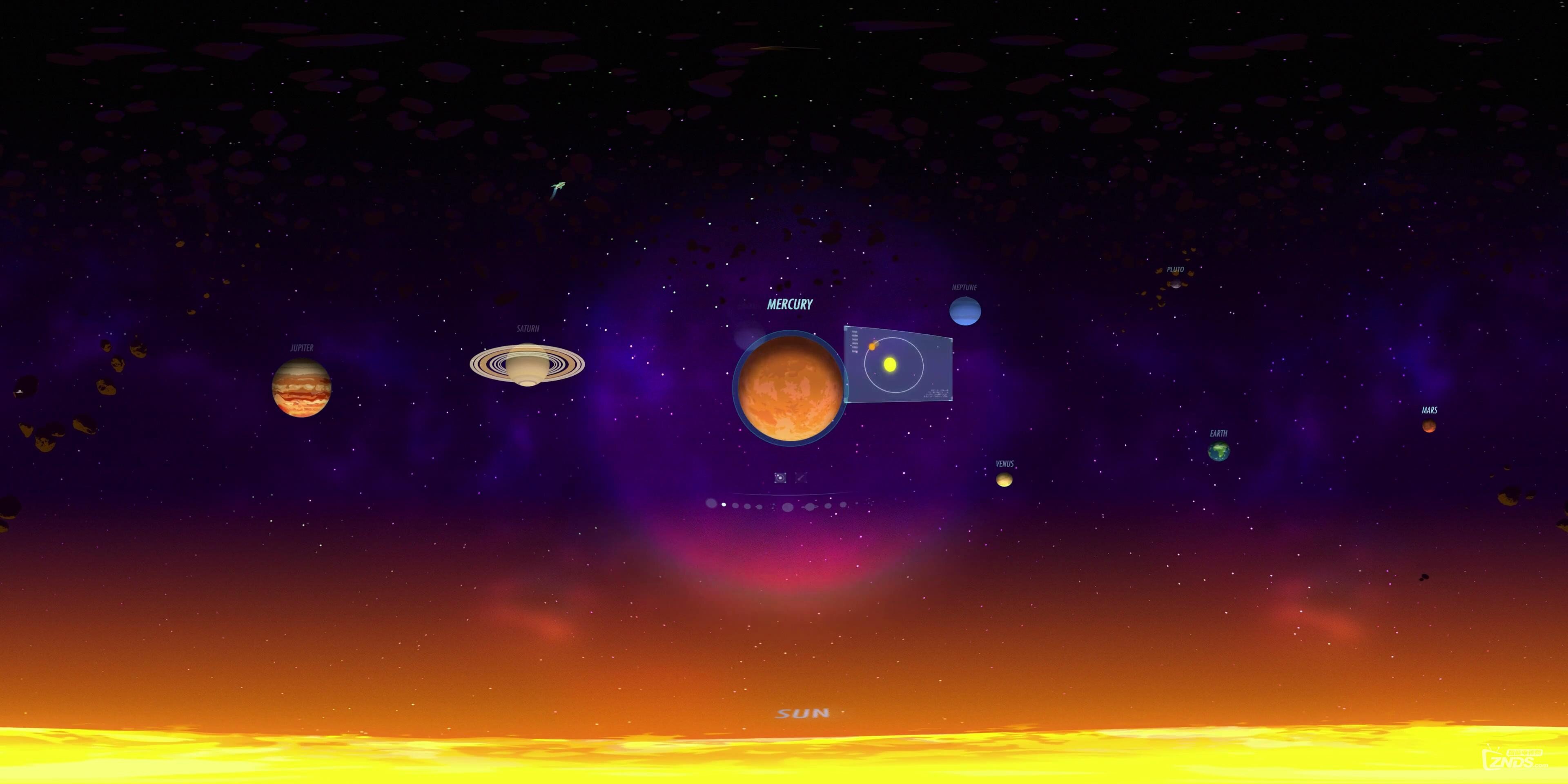 【360度vr全景视频】游览太阳系