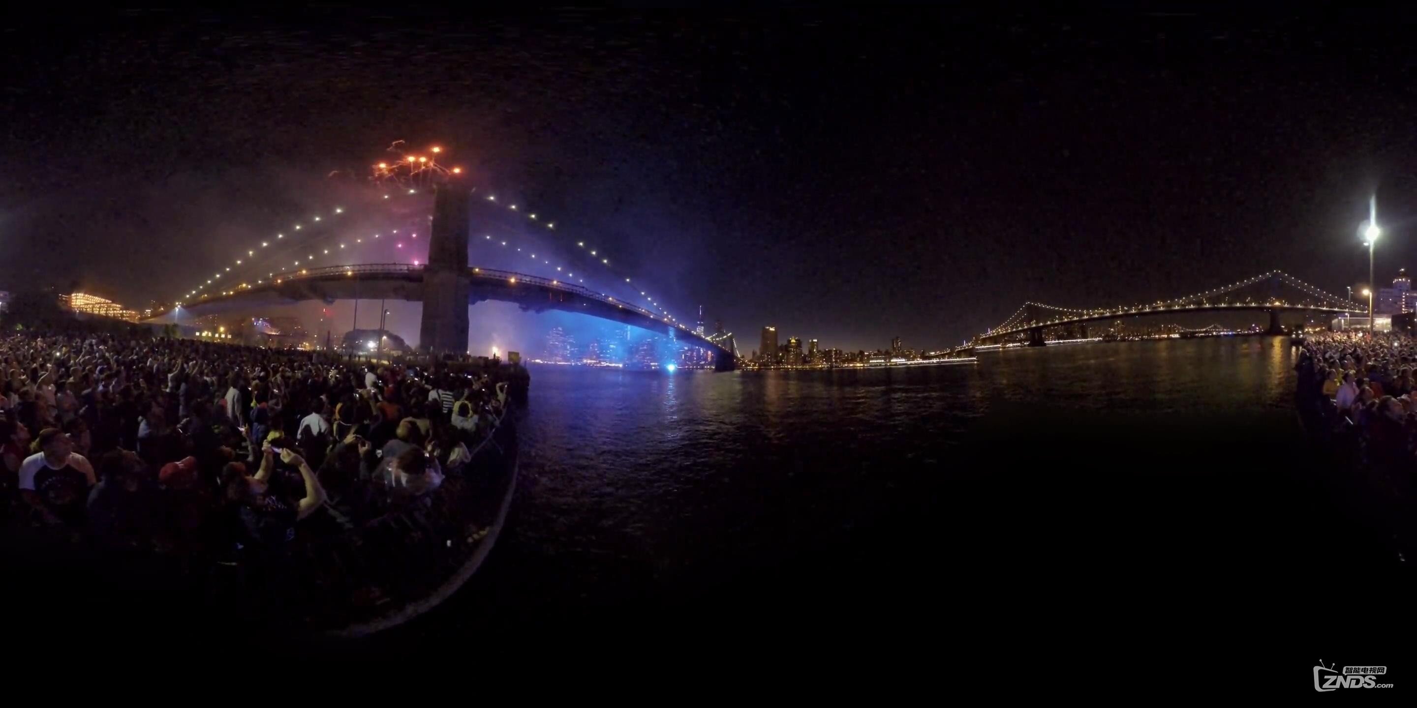 全景视频：纽约烟火 烟花NYC 4th of July Fireworks
