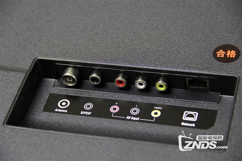 55英寸小米电视3s背部接口程l形分布.