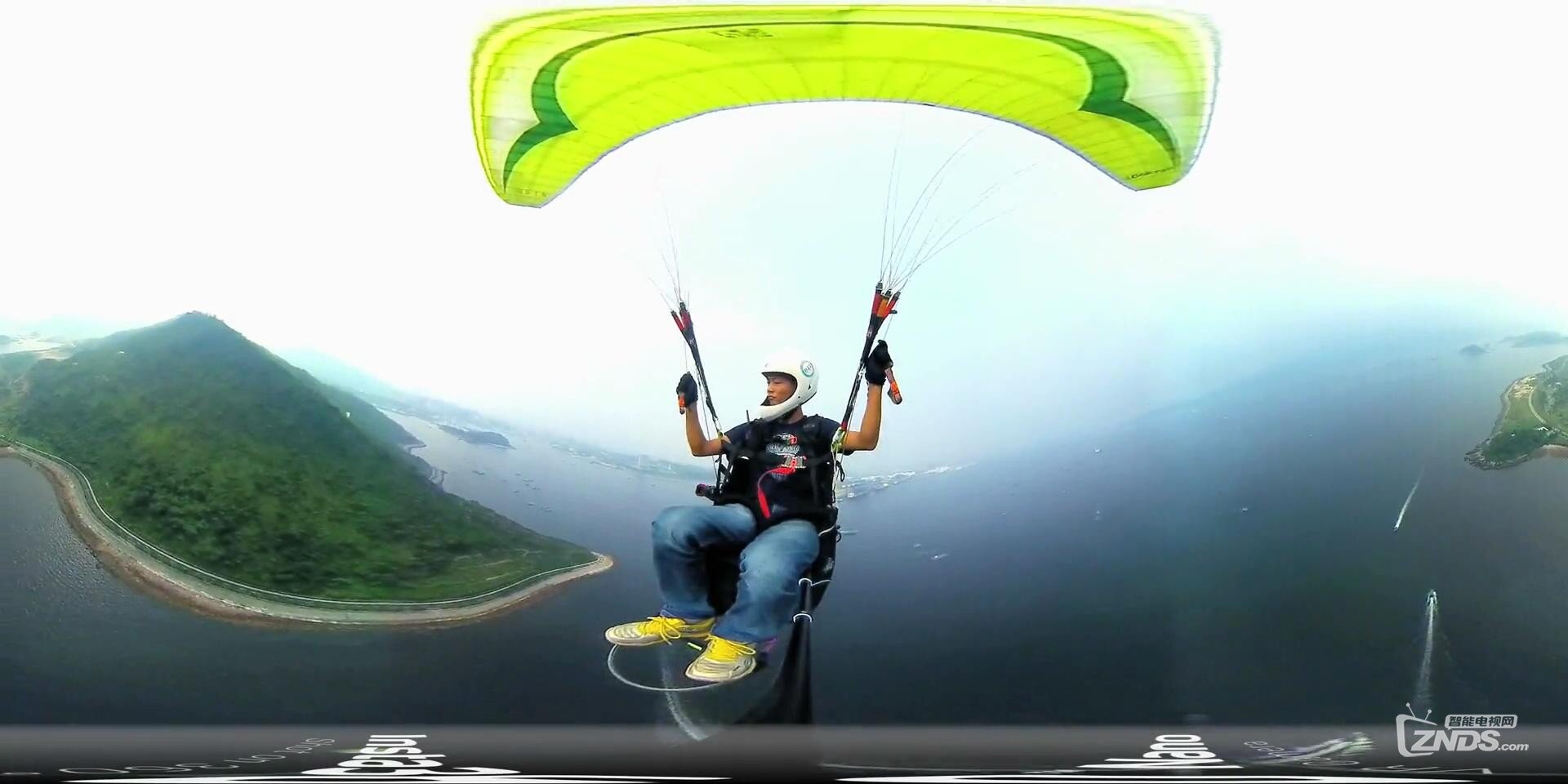 全景视频：全景VR体验滑翔伞，空中360度的魅力无法挡