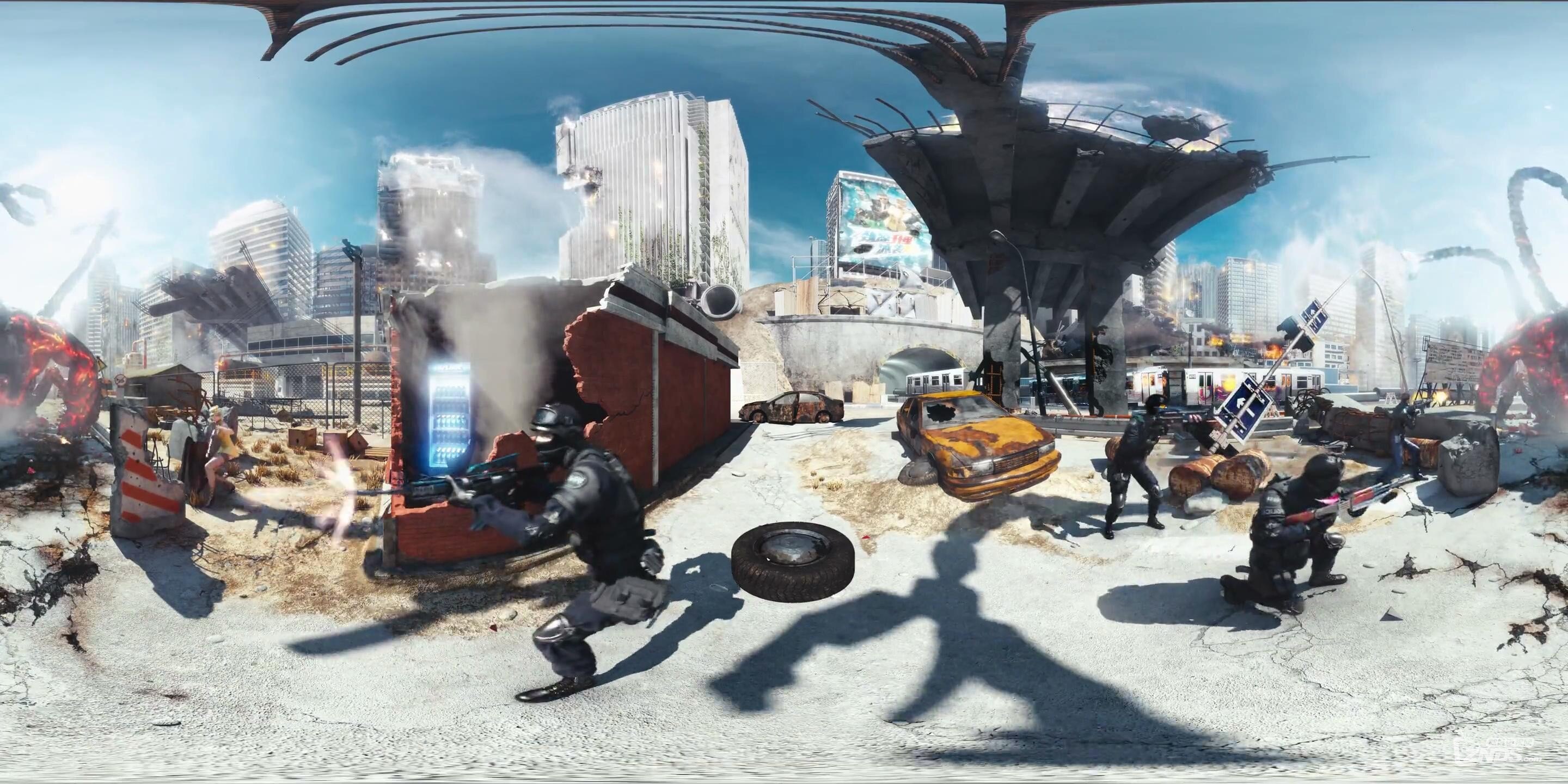 全景视频穿越火线cfcrossfire游戏vr宣传cg