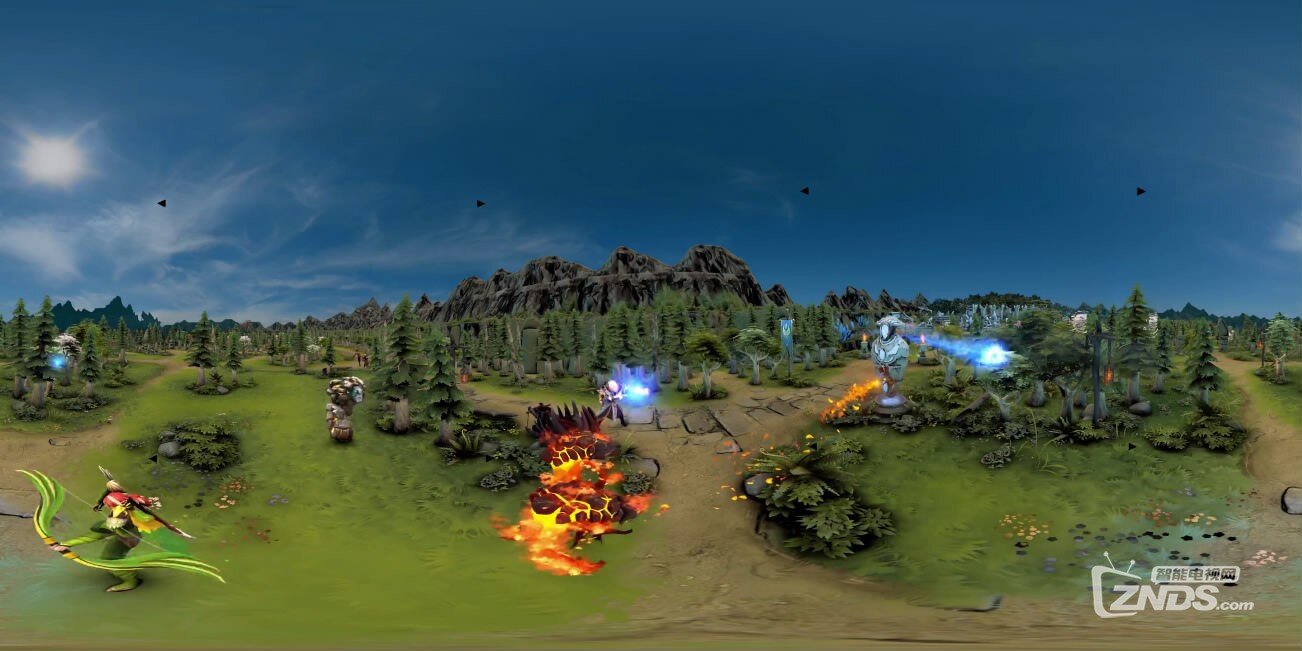 全景视频：Dota 2 凤凰统治全场 潮汐狂奔