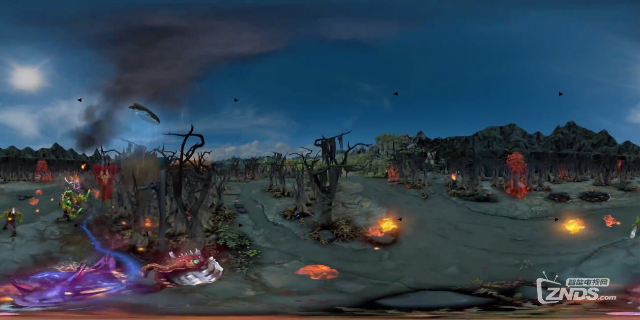 全景视频：Dota 2 凤凰统治全场 潮汐狂奔